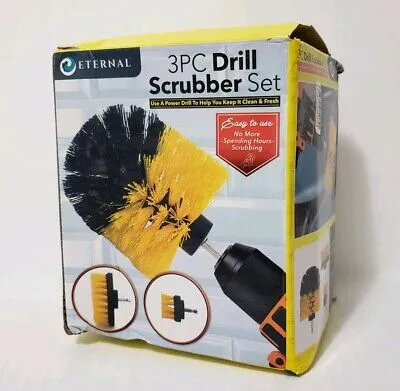 Drill Brush Set - Power Scrubber - 3 Pieces