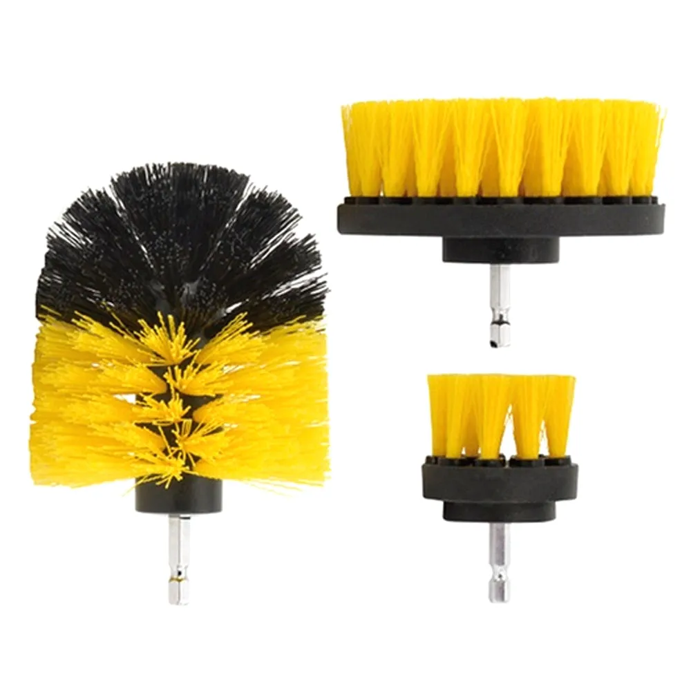 Drill Brush Set - Power Scrubber - 3 Pieces