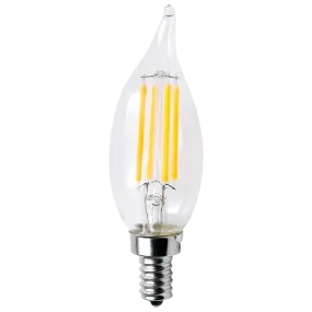 E12 3W LED Filament Candelabra Bulbs Dimmable Energy Saving Light Bulb