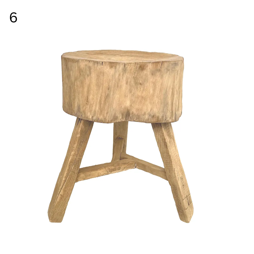 Elm Tree Trunk Side Table