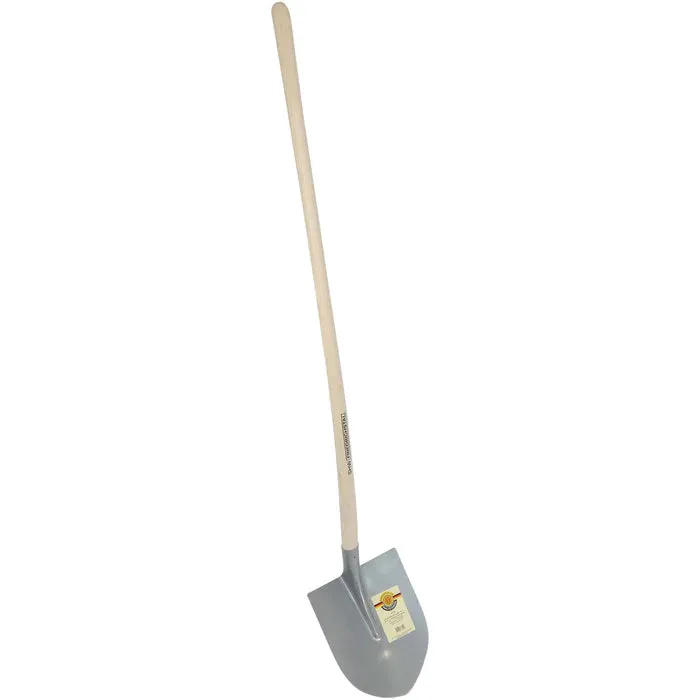 Frankfurter-style Steel Shovel with Curved Handle