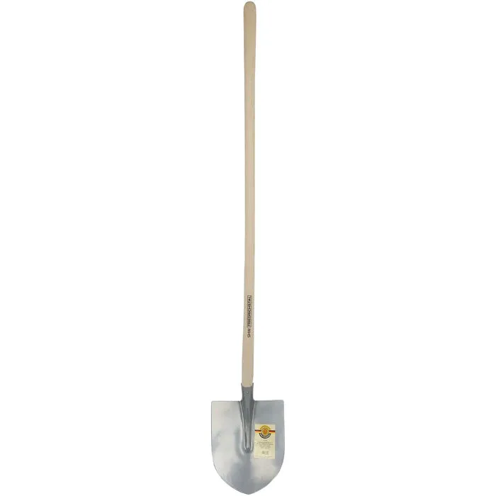 Frankfurter-style Steel Shovel with Curved Handle