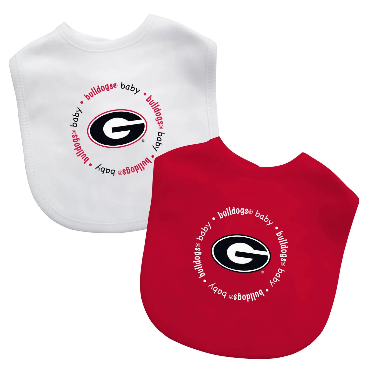 Georgia Bulldogs NCAA Baby Bibs 2-Pack