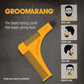 Groomarang Beard Shaping & Styling Template Comb