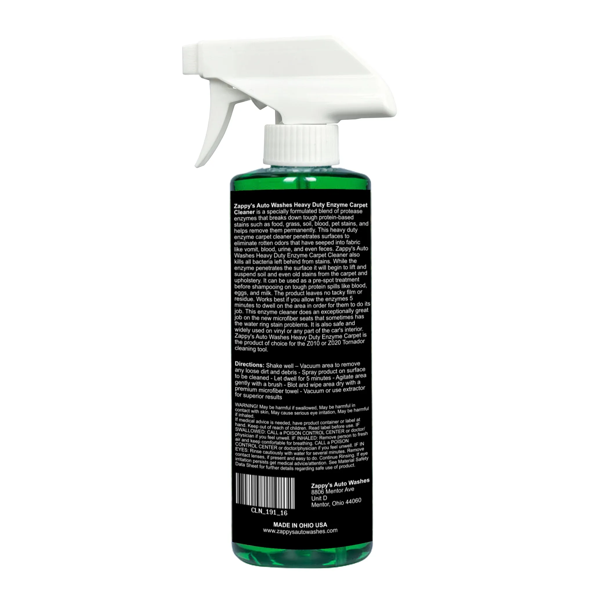 Heavy Duty Enzyme Carpet Cleaner