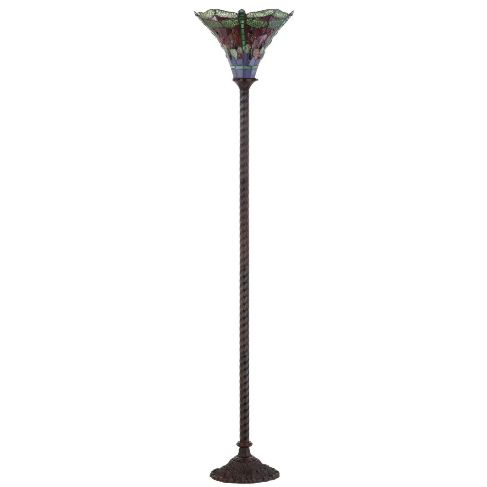 Heidi Tiffany-Style 71" Torchiere LED Floor Lamp