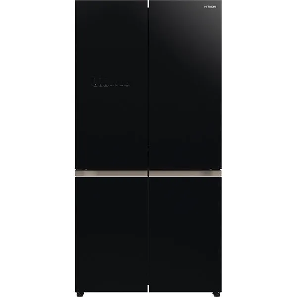 Hitachi RWB640VGB1GBK 4 DOOR Refrigerator Luxury 638L Vacuum Compartment Glass Black