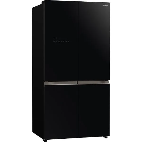 Hitachi RWB640VGB1GBK 4 DOOR Refrigerator Luxury 638L Vacuum Compartment Glass Black