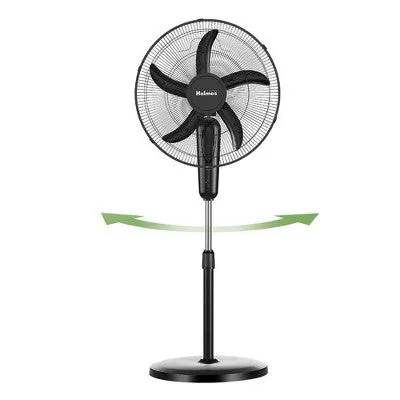 Holmes 18" Digital Oscillating 3 Speed Stand Fan with Remote Control Black