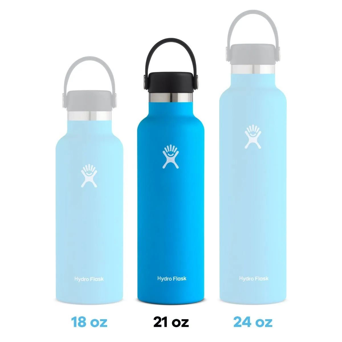 'Hydro Flask' 21 oz. Standard Mouth w/Flex Cap - Seagrass