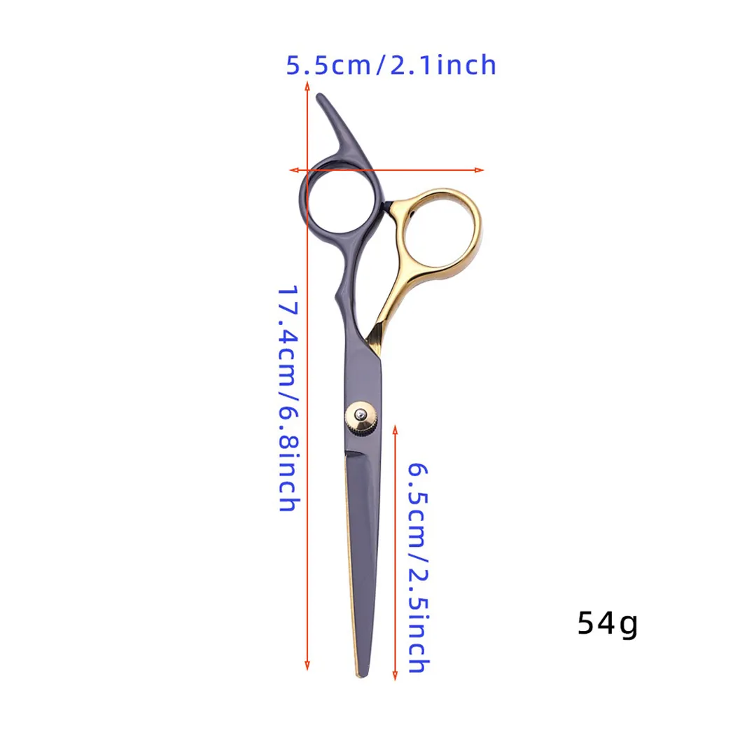 JBextension Professional Hair Cutting Scissors - Stainless Steel Salon Barber Scissor - Shears for Men's Beard Mustache Women Kids Pets Haircut All Purpose Shear