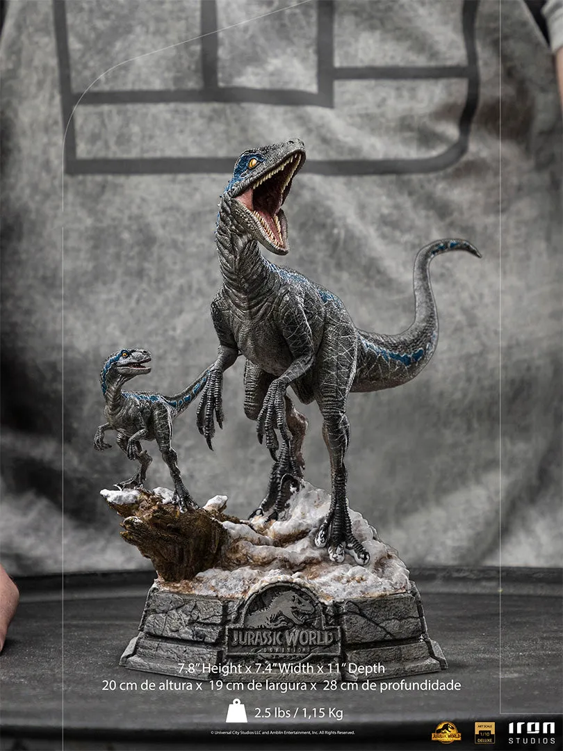 Jurassic Dominion - Blue and Beta Deluxe Art Scale 1/10