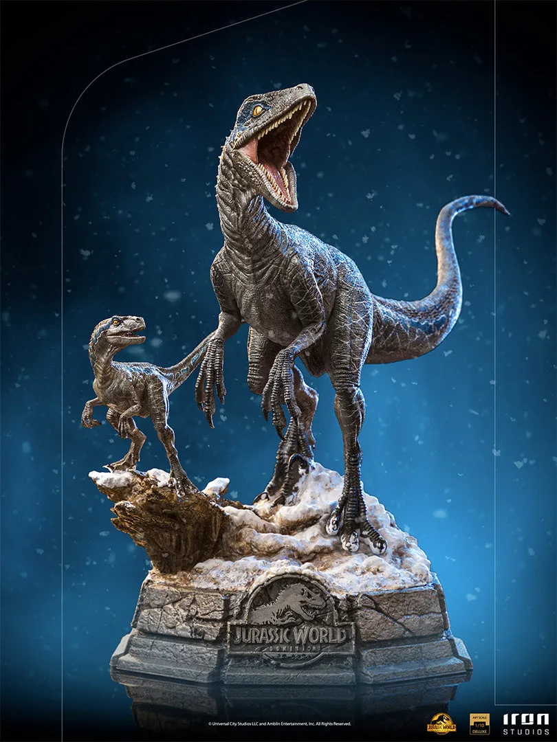 Jurassic Dominion - Blue and Beta Deluxe Art Scale 1/10