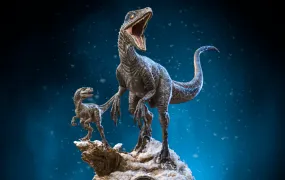 Jurassic Dominion - Blue and Beta Deluxe Art Scale 1/10