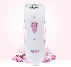 Kemei KM-290R Rechargeable Lady Epilator Shaver