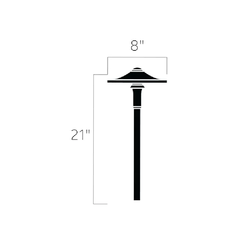 Kichler 16125 Flare LED 12V Path Light