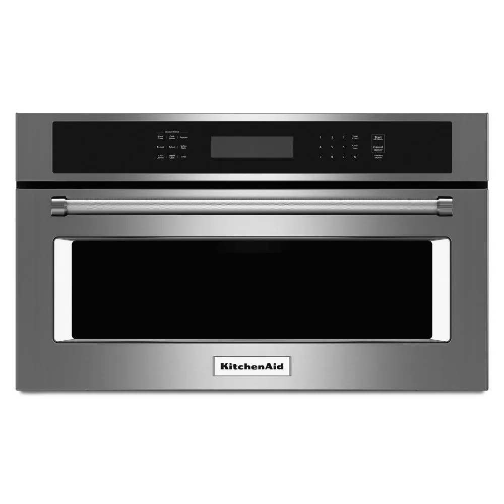 Kitchenaid KMBP107ESS 27" Built In Microwave Oven with Convection Cooking