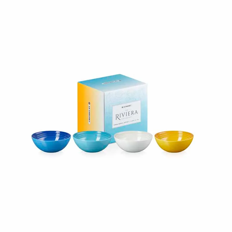 Le Creuset Riviera Cereal Bowls 16cm (Set of 4)