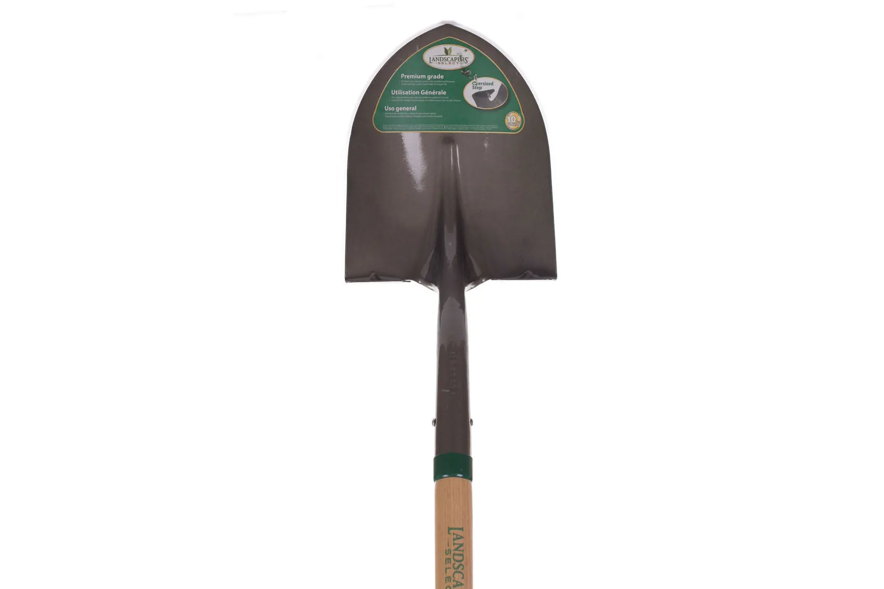 LHRP SHOVEL WOOD HANDLE W / GRIP