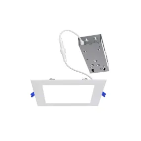 Lightolier FD8SSLMZ10SCTUW 8" LED Square Flat Downlight, Lumen & 5CCT Selectable, UNV