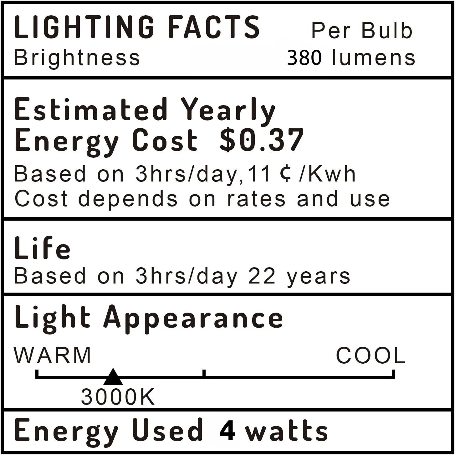 Lumina Lighting® 4W MR16 LED Bulb | AC/DC 12V 3000K Warm White 380 Lumens | (6-Pack)