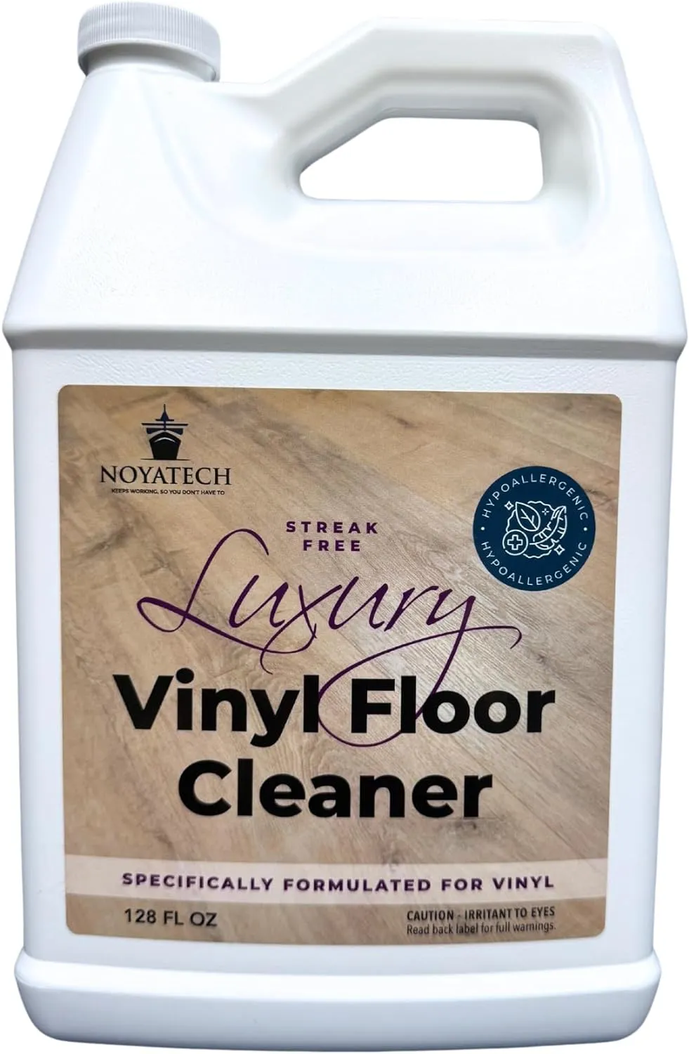 Luxury Vinyl Floor Cleaner Spray. Streak Free. For all laminate and hardwood floors. Safe PH neutral Effective, Hypoallergenic formula.