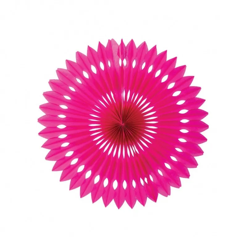 Magenta Paper Hanging Fan (40cm)