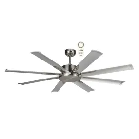 Martec Albatross Mini 65" DC Ceiling Fan With Remote - Brushed Nickel