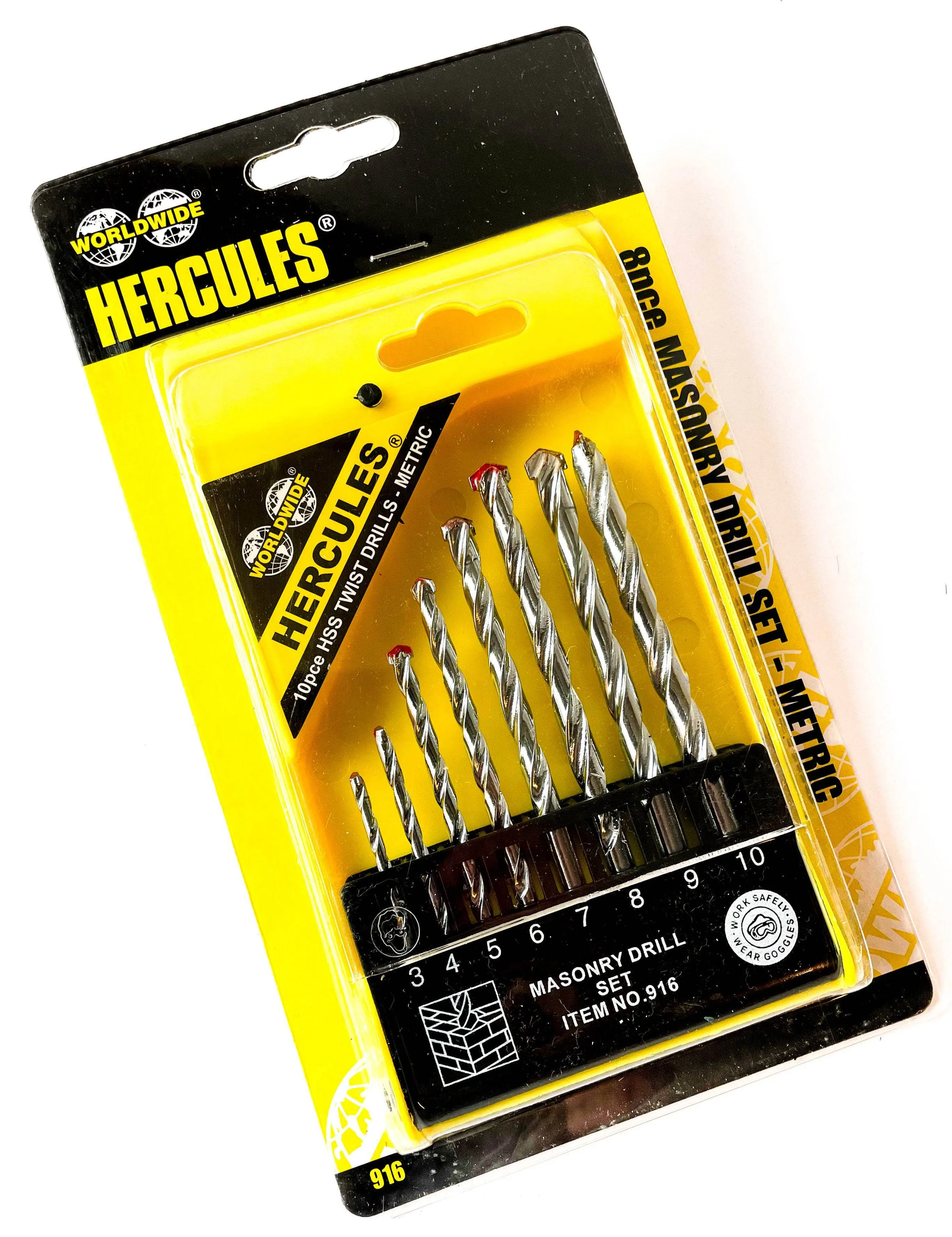 Masonry Drill Set - Metric - 8 Piece