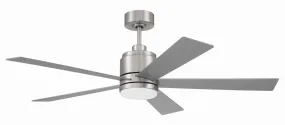 McCoy 5 Blade 52" Ceiling Fan in Brushed Polished Nickel