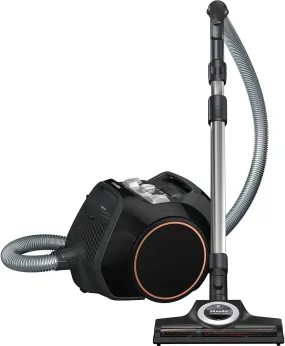 Miele Boost CX1 Cat & Dog PowerLine SNCF0 Bagless Canister Vacuum Cleaner, Lightweight, Compact and Corded with TurboBrush and HEPA AirClean Filter, in Obsidian Black