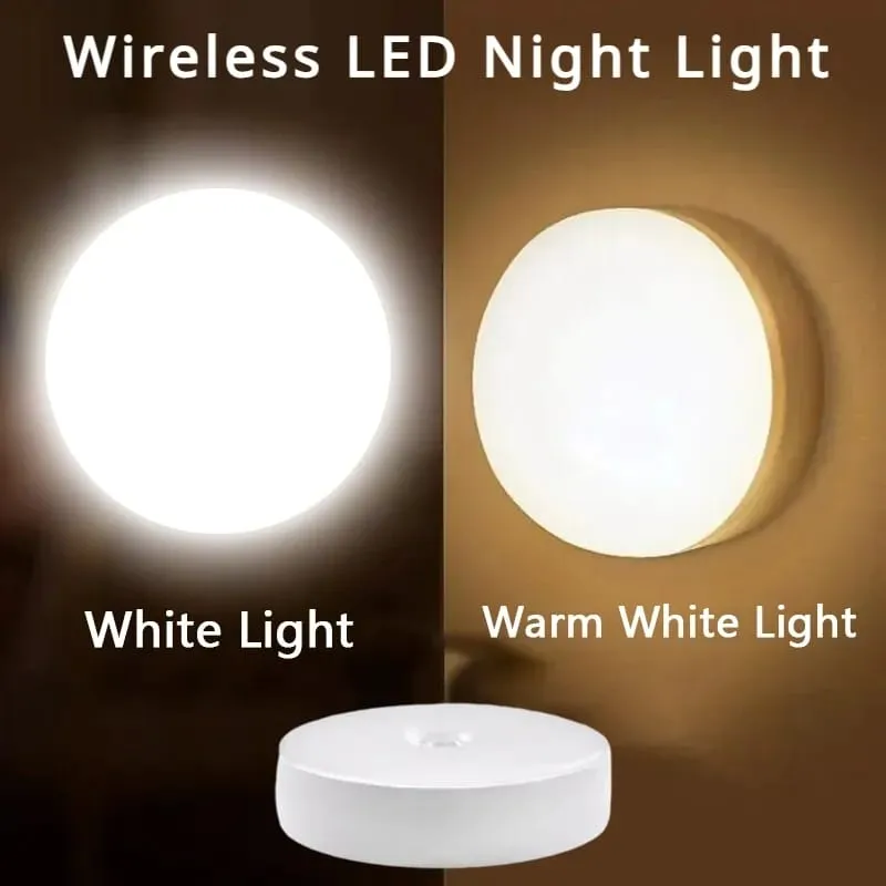 Motion Sensor LED Night Lamp - Home Emergency Automatic Lighting Bedside Table Wardrobe