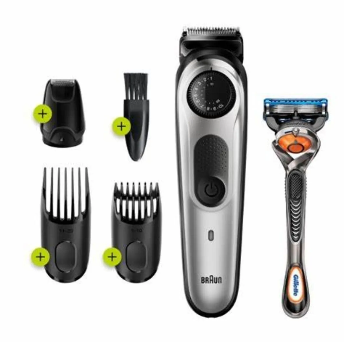 Mtsilv  Rzr Box CeemeBeard Trimmer | Color: Silver | Accessories No.: 6 | Reachargable