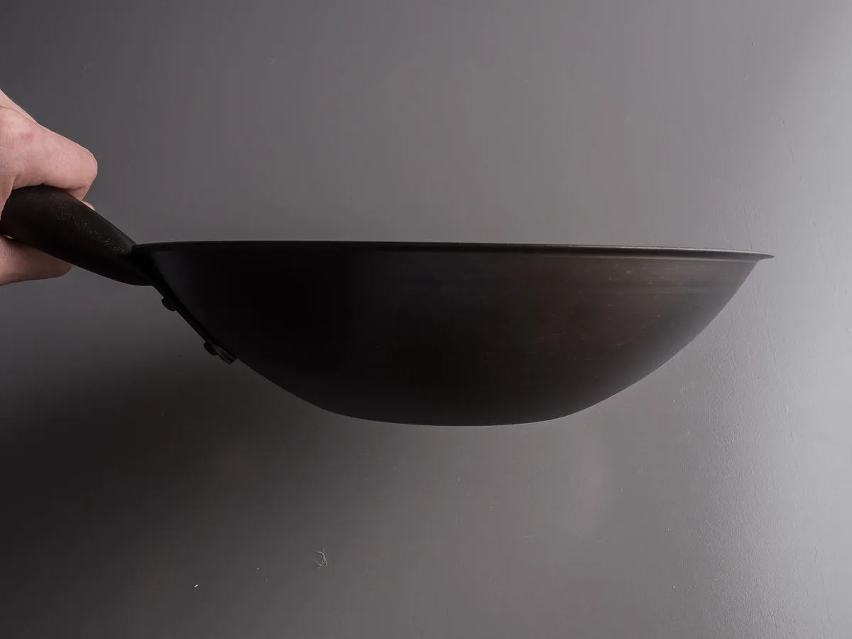 Netherton Foundry - Spun Iron - 11" Wok - Flat Bottom