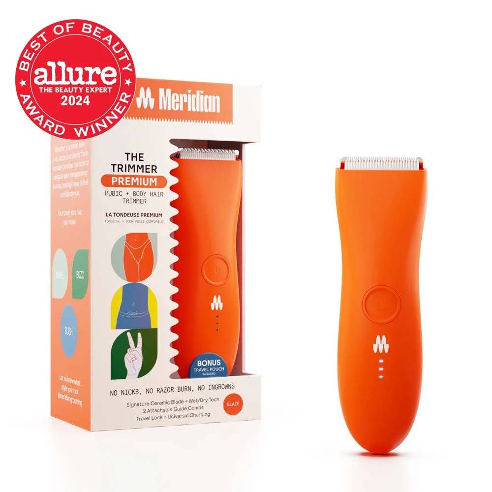 New - MERIDIAN Trimmer Premium, Pubic & Body Hair Trimmer for Men & Women,