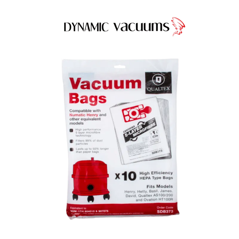 Numatic Henry Hepa Qualtex Vacuum Bags