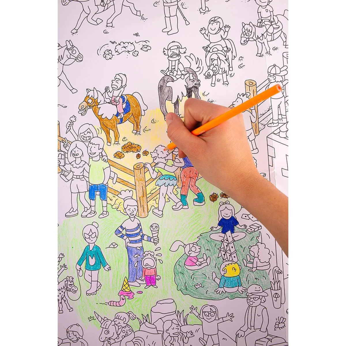 OMY - colouring poster - Pony Club