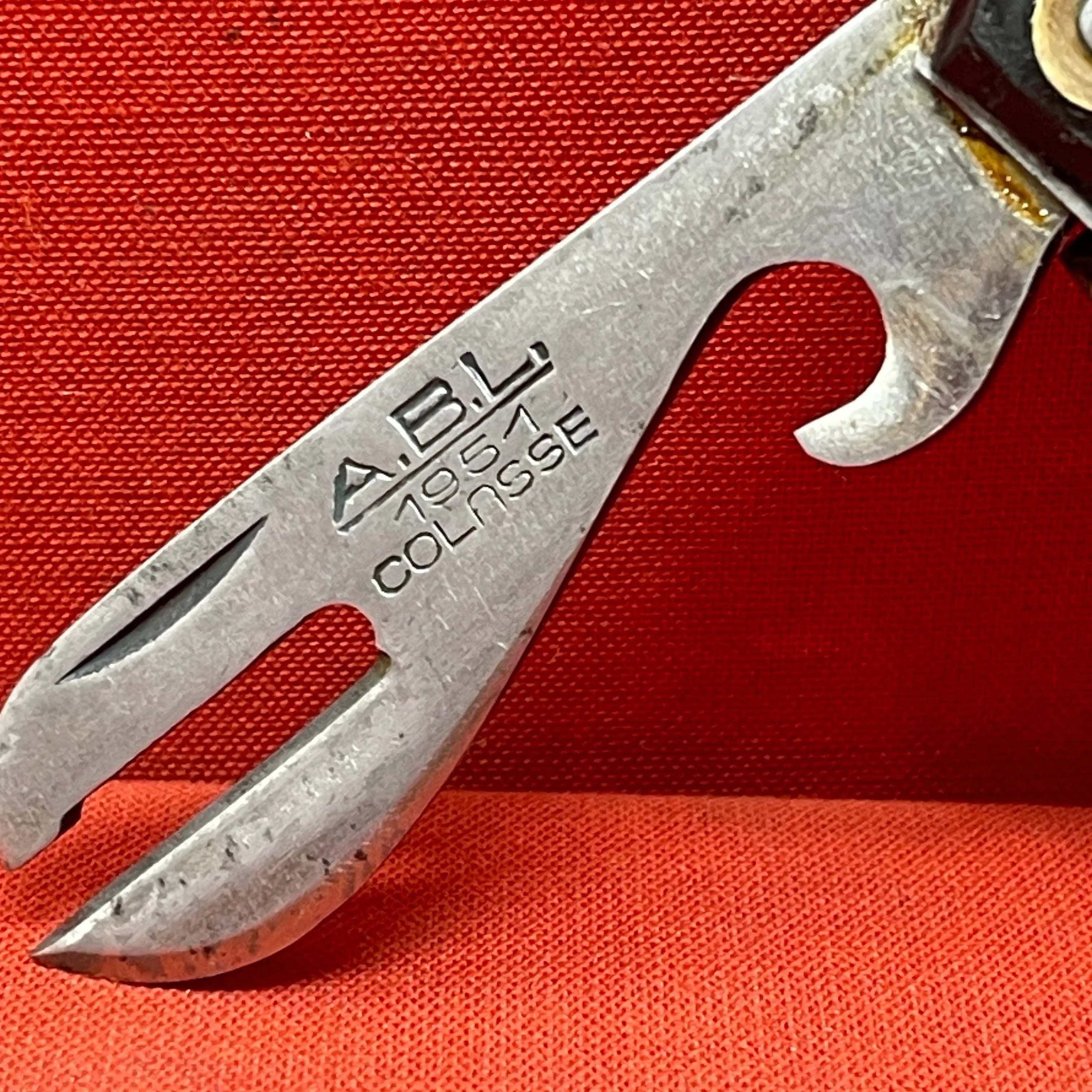 Original A.B.L. 1950's Belgium Army Jack Knife,