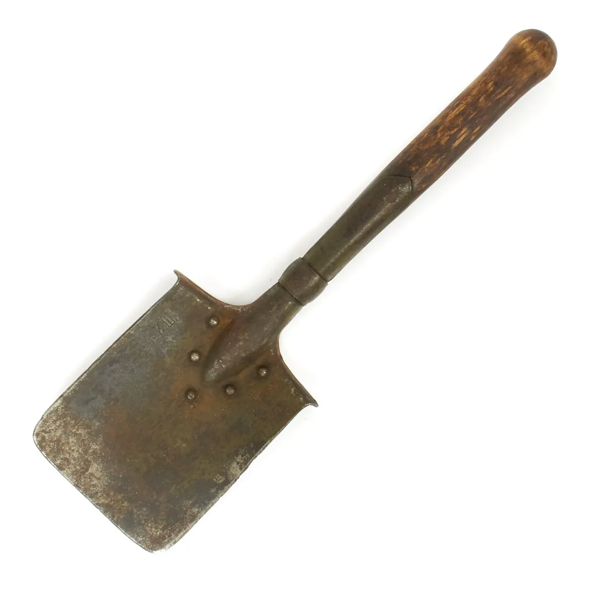 Original German WWI 1915 Entrenching Shovel with 1938 Carrier