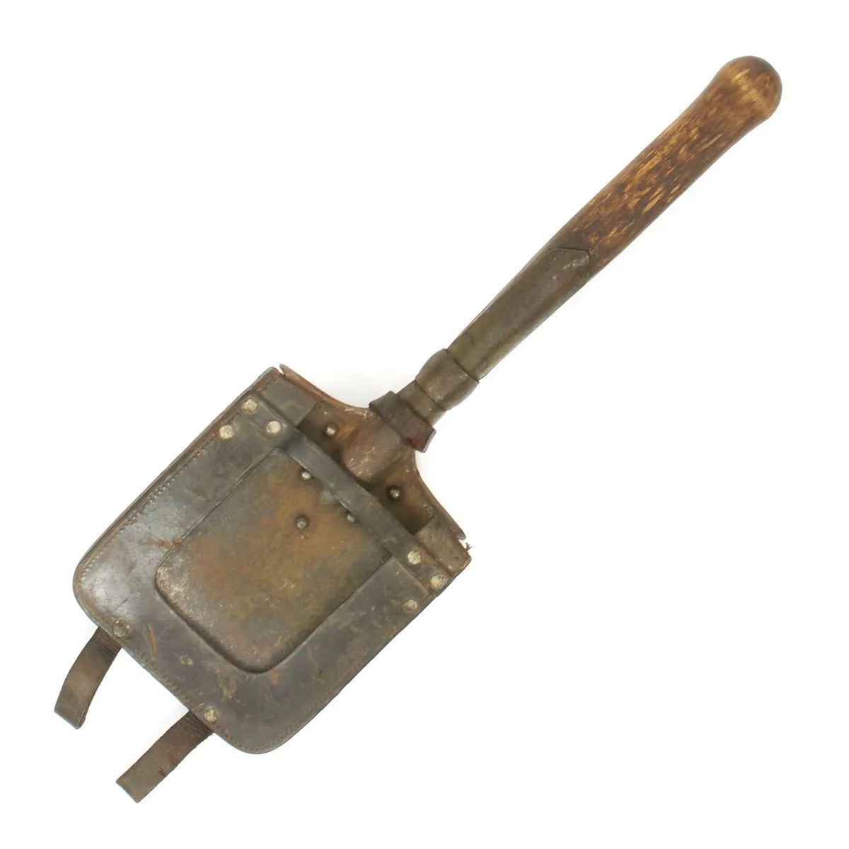 Original German WWI 1915 Entrenching Shovel with 1938 Carrier