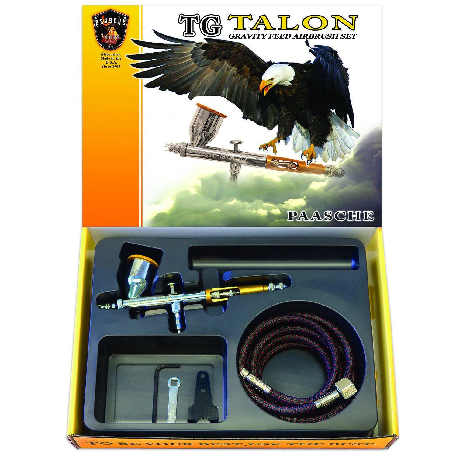 Paasche Talon Gravity Feed Airbrush Set (0.38 mm)