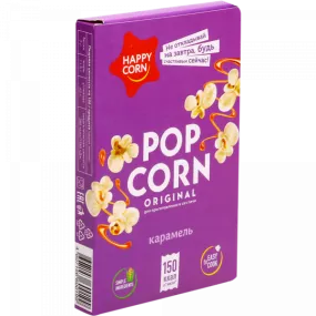 Popcorn "Happy Сorn" caramel, 100g