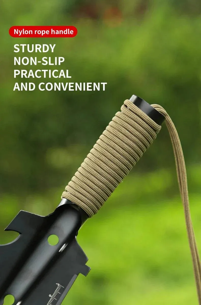 Portable Camping Hiking Traveling Pinic Shovel Multifunctional Ordnance Shovel Survival Outdoor Equipment Garden Tool Shovel