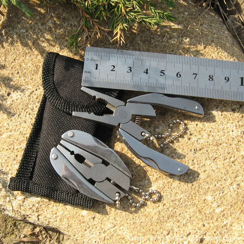 Portable Multifunction Folding Plier Stainless Steel