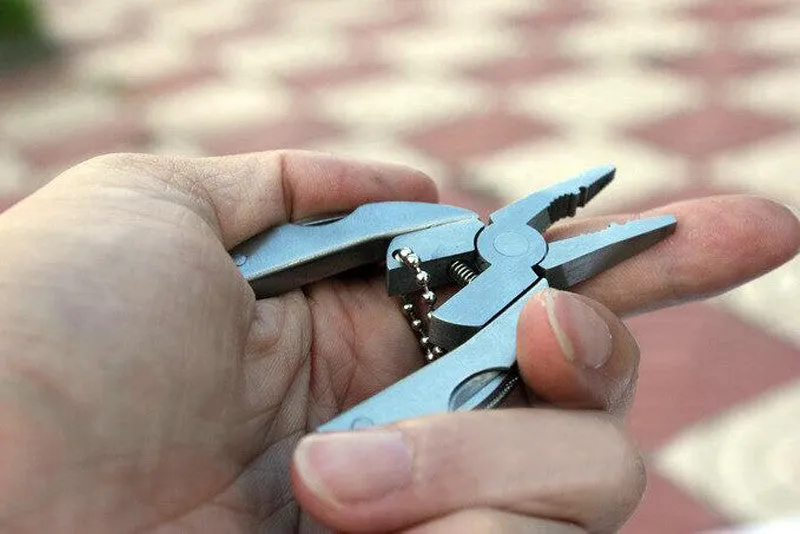 Portable Multifunction Folding Plier Stainless Steel