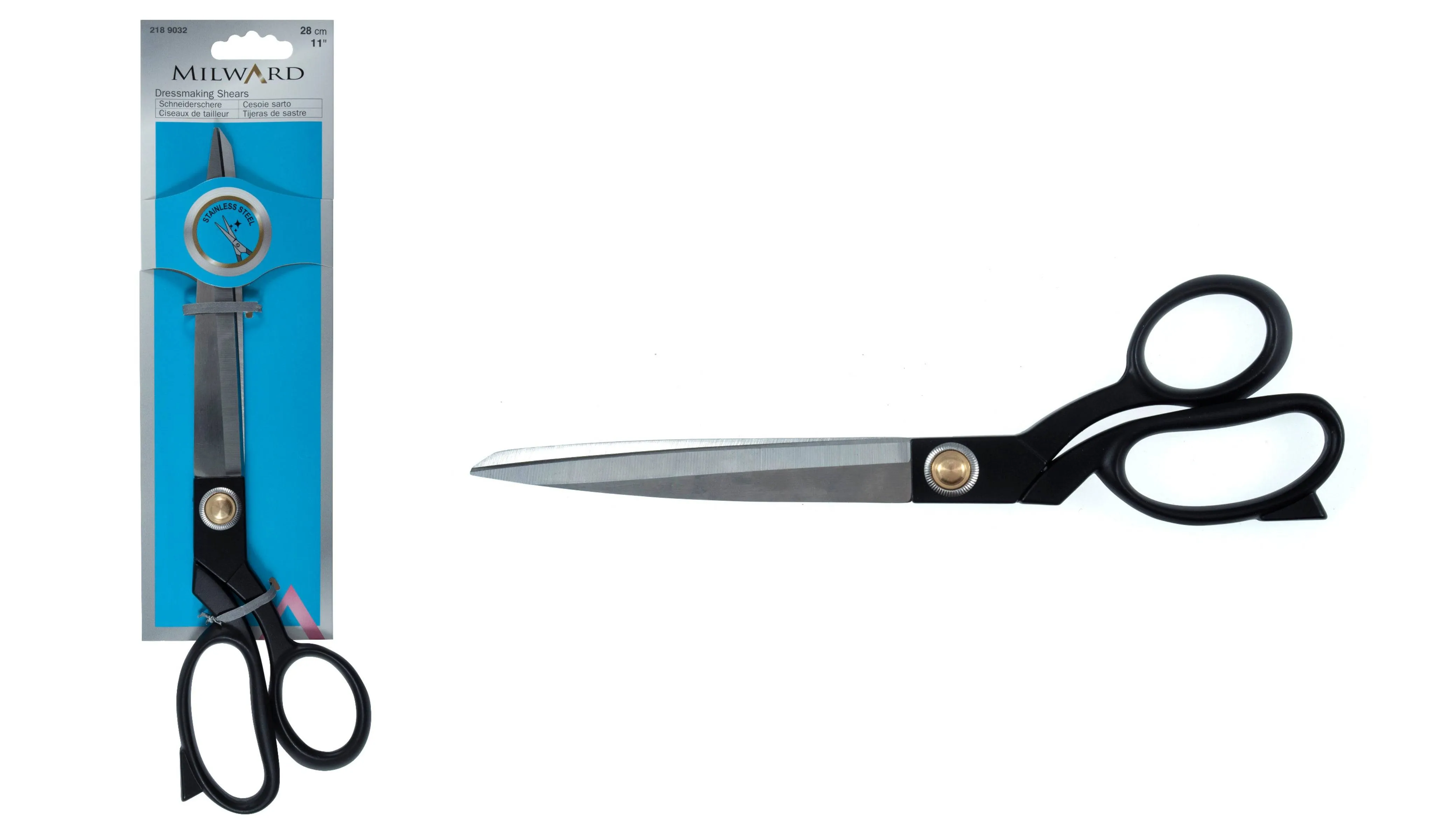 Pro Scissors: Dressmaking Shears With Plastic Handle - 28cm/11"