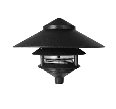 RAB Lighting LL323B 3 TIERED PATH LIGHT BLACK