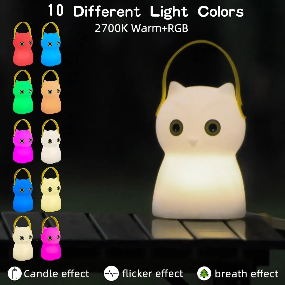 Rechargeable LED Owl Lantern for Kids