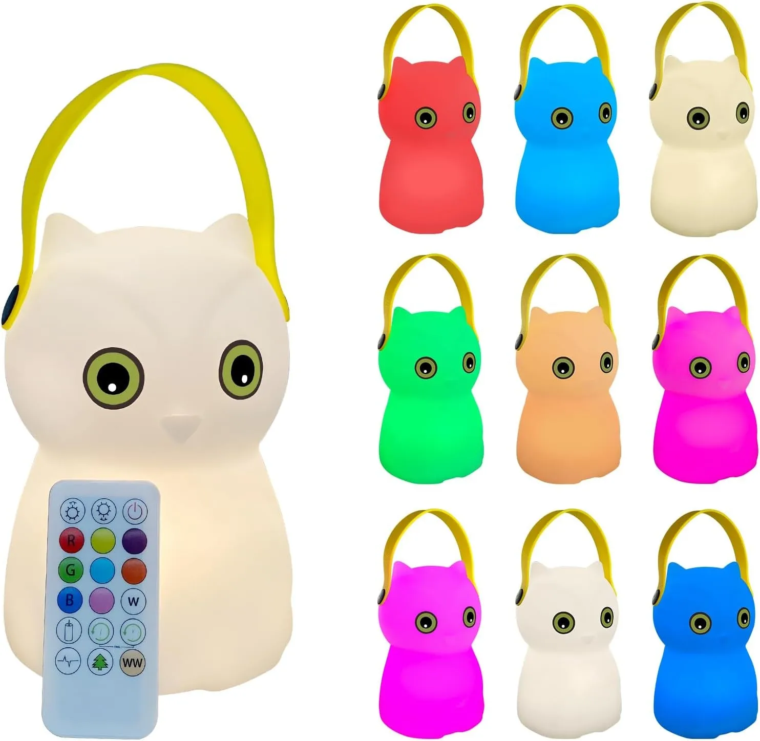 Rechargeable LED Owl Lantern for Kids