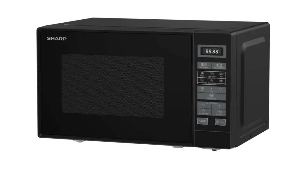 Sharp RD202TBUK 800W 20 Litre Microwave Oven, Black